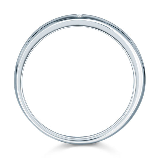 Sterling 925 Silver Wedding Band Ring