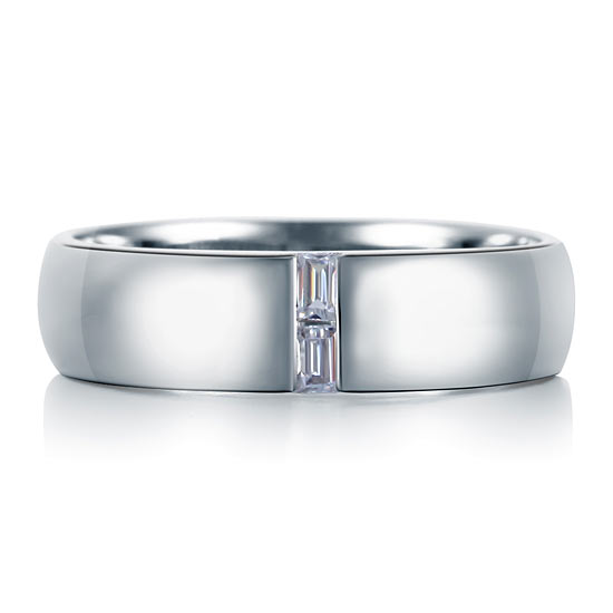 Men's Wedding Band Solid Sterling 925 Silver Ring