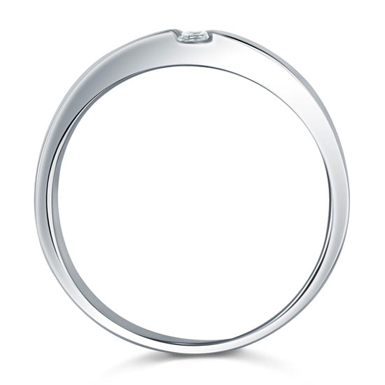 Men's Wedding Band Solid Sterling 925 Silver Ring