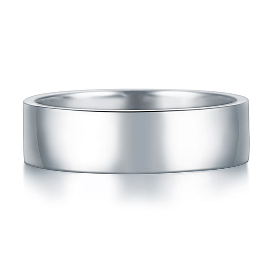 Men's Solid Sterling 925 Silver Wedding Band Ring