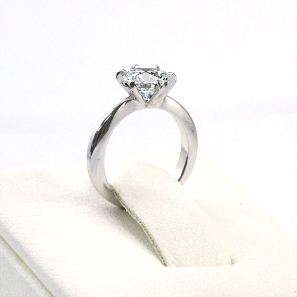 Newborn Baby 925 Sterling Silver Ring Created Diamond