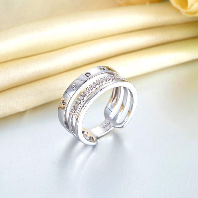 Wedding Band Anniversary Solid 925 Sterling Silver Ring